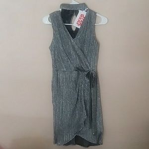 A silver and black star wars inspired dress